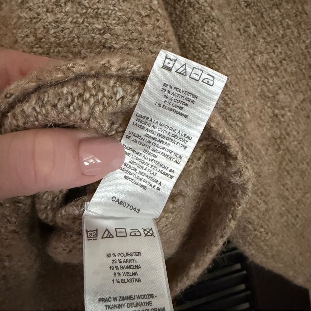 William Rast Wool Cotton Blend Dolman Sweater Women M - Picture 5 of 8